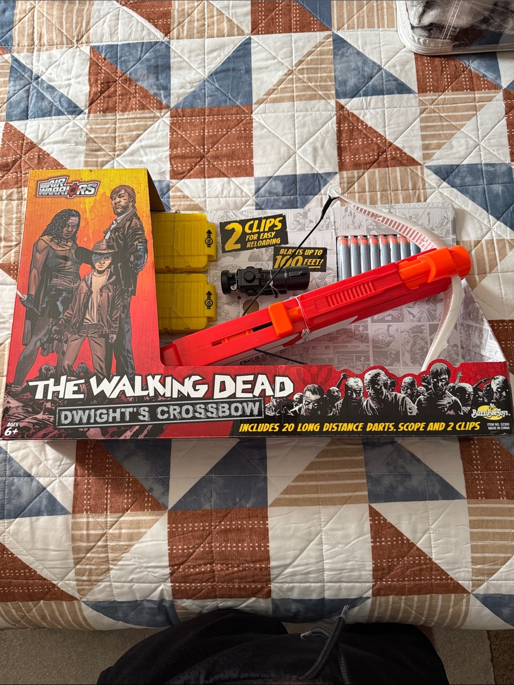 Dwight's Crossbow Kids Toy - Red/Orange